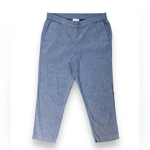 J. Jill Pants - J.Jill Pull-On Linen Stretch Cropped Pants